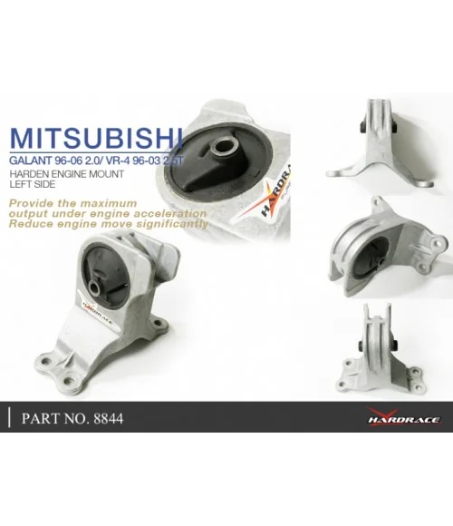 Hardrace 8844 Left Engine Mount Mitsubishi Galant - 
