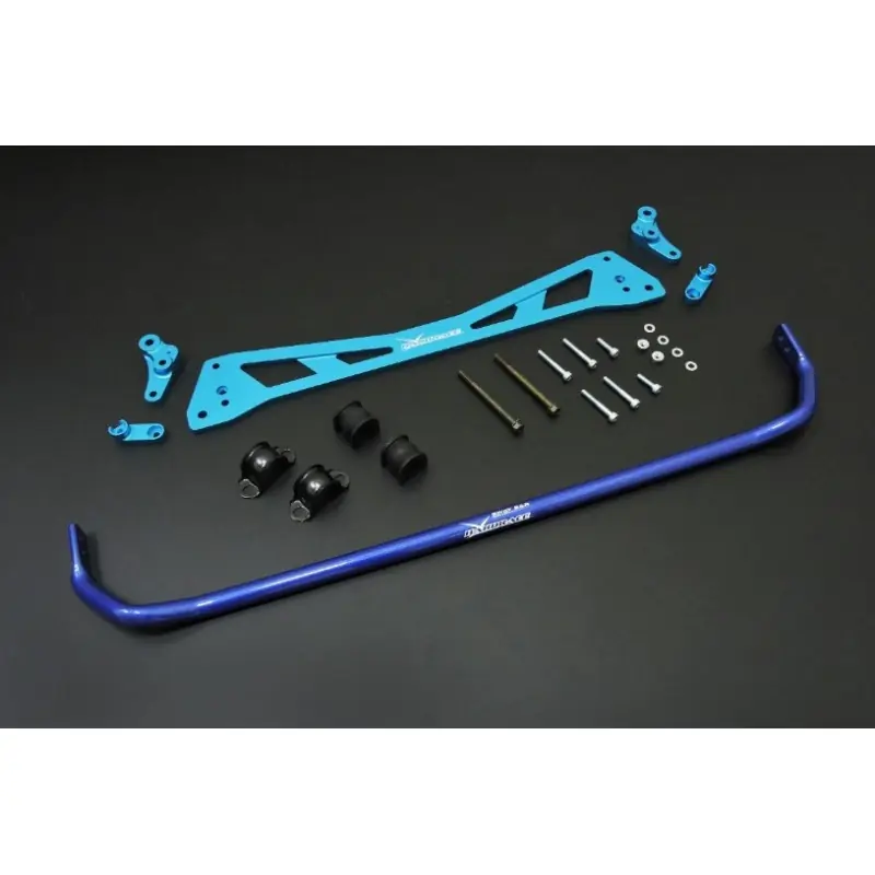 Barra stabilizzatrice posteriore Hardrace 8856 e set di rinforzo del telaio ausiliario Honda Civic, Crx - Barra stabilizzatrice posteriore Hardrace 8856 e set di rinforzo del telaio ausiliario Honda Civic, Crx -
