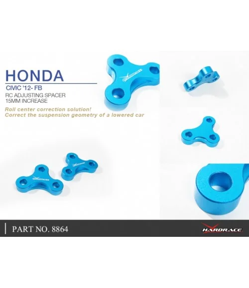 Hardrace 8864 Geometry Correction Spacer Honda Civic - 