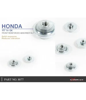 Hardrace 8877 Front Reinforced Absorber Nut Honda Fit - 