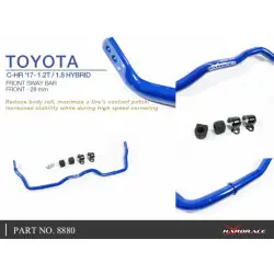 Barra stabilizzatrice anteriore Hardrace 8880 Toyota C-HR, Corolla/altis/auris - 