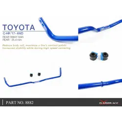 Hardrace 8882 Rear Sway Bar Toyota C-HR - 