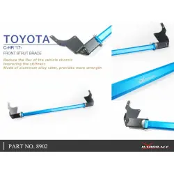 Barra stabilizzatrice anteriore Hardrace 8902 Toyota C-HR - 