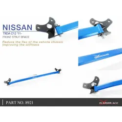 Barra ammortizzatore anteriore Hardrace 8921 Nissan Tiida - 
