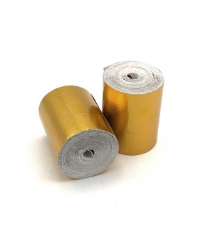 Nastro termico isolante adesivo anti calore racing 5 m x 50 mm oro Nastro termico isolante adesivo anti calore racing 5 m x 50 mm oro