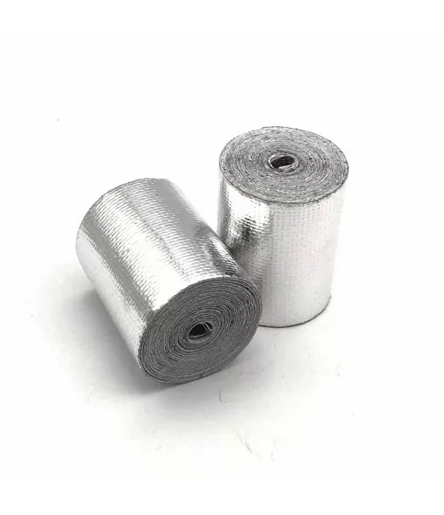 Heat shield insulation tape adhesive 5m x 50mm SILVER - 