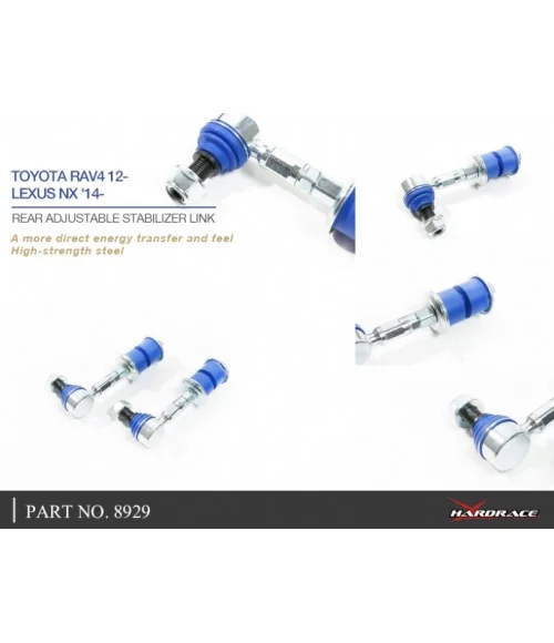 Barra stabilizzatrice posteriore regolabile Hardrace 8929 Lexus NX, Toyota RAV4 - 
