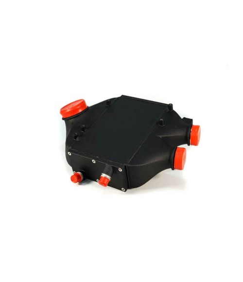 CSF Top Mount Charge Air Cooler Crinkle Black (8082) per BMW M4 F82 F83 - M3 F80 - M2 Competition F87