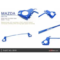 Barra stabilizzatrice posteriore Hardrace 8939 Mazda CX-3 - 