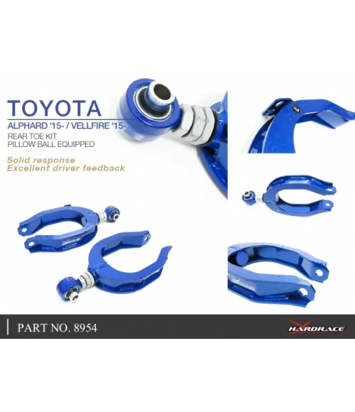 Hardrace 8954 Rear Toe Kit Toyota Alphard - 