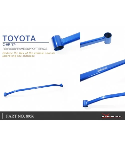 Hardrace 8956 Rear Subframe Support Brace Toyota C-HR - 