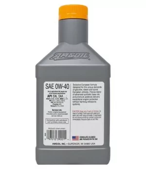 AMSOIL Synthetic European Motor Oil FS 0W-40 - 