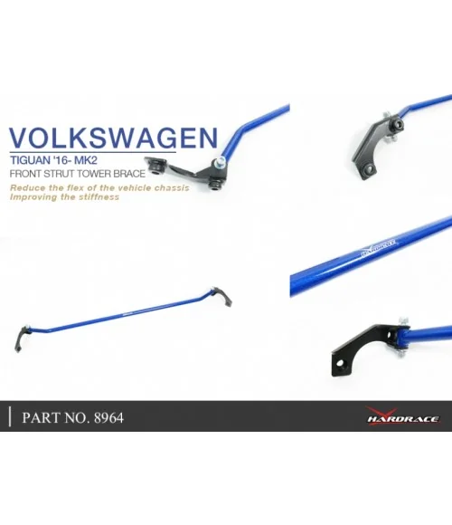 Hardrace 8964 Front Strut Tower Brace Skoda Kodiaq, Volkswagen Tiguan - 