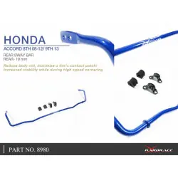 Hardrace 8980 Rear Sway Bar Honda Accord - 