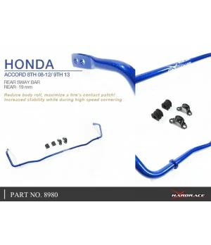 Hardrace 8980 Rear Sway Bar Honda Accord - 