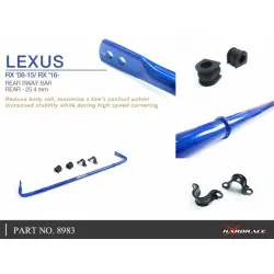 Barra stabilizzatrice posteriore Hardrace 8983 Lexus RX - 