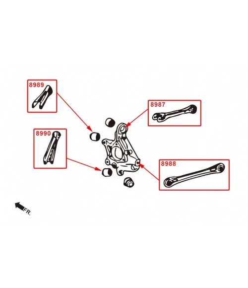 Hardrace 8987 Rear Camber Kit Cadillac Ats-l - 