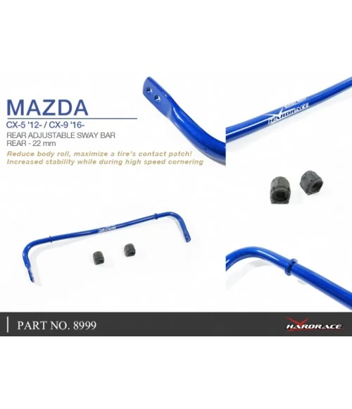 Hardrace 8999 Rear Sway Bar Mazda CX-5, CX-9 - 