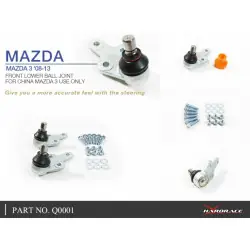 Giunto sferico anteriore inferiore Hardrace Q0001 Mazda 3 - 
