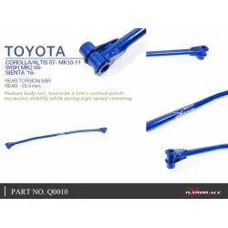 Hardrace Q0011 Barra di torsione posteriore Toyota Corolla/altis/auris, Sienta, Wish - 