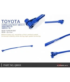 Hardrace Q0011 Rear Torsion Bar Toyota Corolla/altis/auris, Sienta, Wish - 
