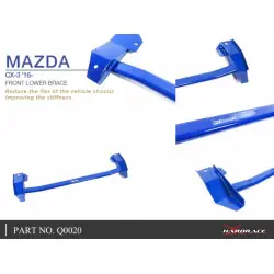 Hardrace Q0020 Rinforzo inferiore anteriore Mazda CX-3 - 
