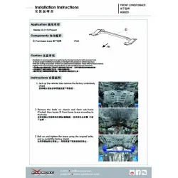 Hardrace Q0020 Rinforzo inferiore anteriore Mazda CX-3 - 