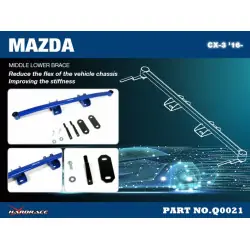 Hardrace Q0021 Middle Lower Brace Mazda CX-3 - 
