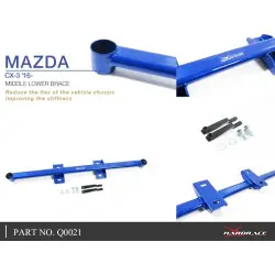 Hardrace Q0021 Supporto inferiore centrale Mazda CX-3 - 