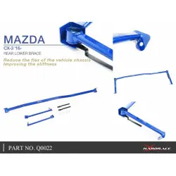 Hardrace Q0022 Rinforzo inferiore posteriore Mazda CX-3 - 