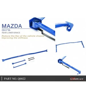 Hardrace Q0022 Rear Lower Brace Mazda CX-3 - 