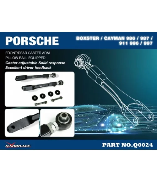 Hardrace Q0024 Regolabile Braccio Caster Anteriore/Posteriore Porsche 911, Boxster - 