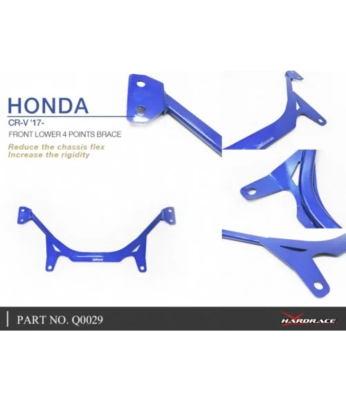 Hardrace Q0029 Front Lower 4 Points Brace Honda CR-V - 