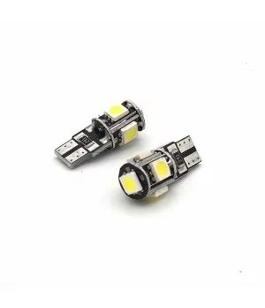 LED 5 CANBUS T10 license plate lights + CEL-FIX emulator - 