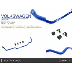 Barra stabilizzatrice anteriore Hardrace Q0043 Volkswagen Transporter - 