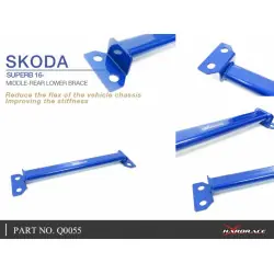 Hardrace Q0055 Rinforzo inferiore centrale-posteriore Skoda Superb - 