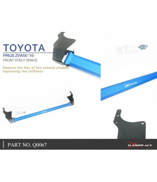 Hardrace Q0067 Front Strut Brace Toyota Prius - 