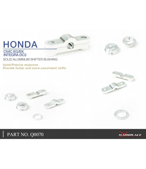 Boccola del cambio in alluminio pieno Hardrace Q0070 Honda Civic, Crx, Integra - 