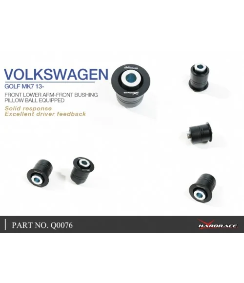 Hardrace Q0076 Front Lower Arm- Front Bushing Audi, Skoda, Volkswagen - 