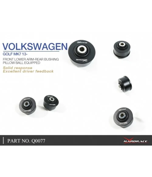 Hardrace Q0077 Front Lower Arm-rear Bushing Audi, Skoda, Volkswagen - 