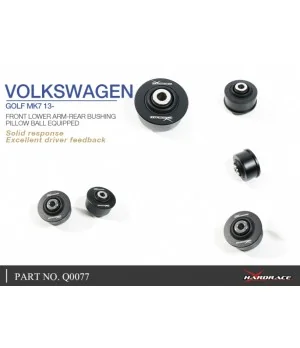 Hardrace Q0077 Front Lower Arm-rear Bushing Audi, Skoda, Volkswagen - 