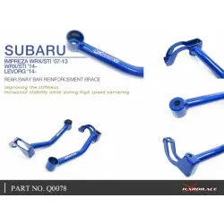 Hardrace Q0078 Rear Sway Bar Reinforcement Brace Subaru Impreza, Levorg, WRX - 