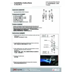 Hardrace Q0085 Geometry Correction Spacer Lexus, Toyota - 