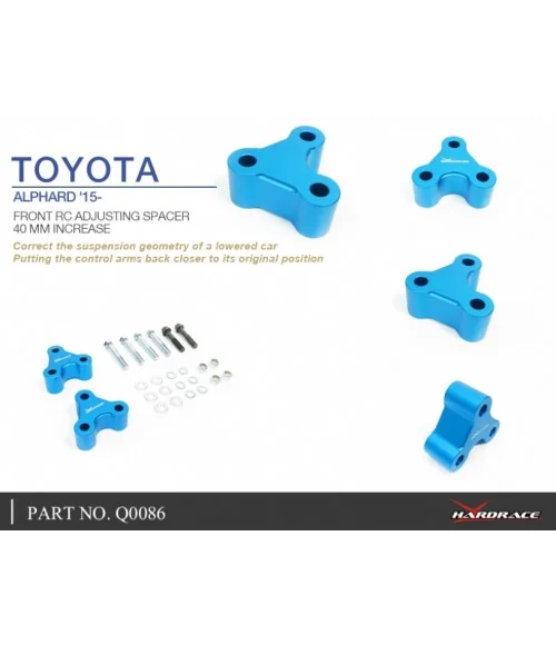 Hardrace Q0086 Geometry Correction Spacer Lexus, Toyota - 