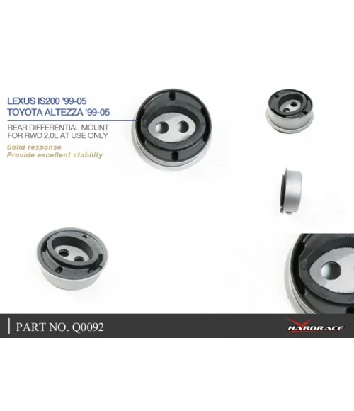 Hardrace Q0092 Rear Differential Mount Lexus IS, Toyota Altezza - 