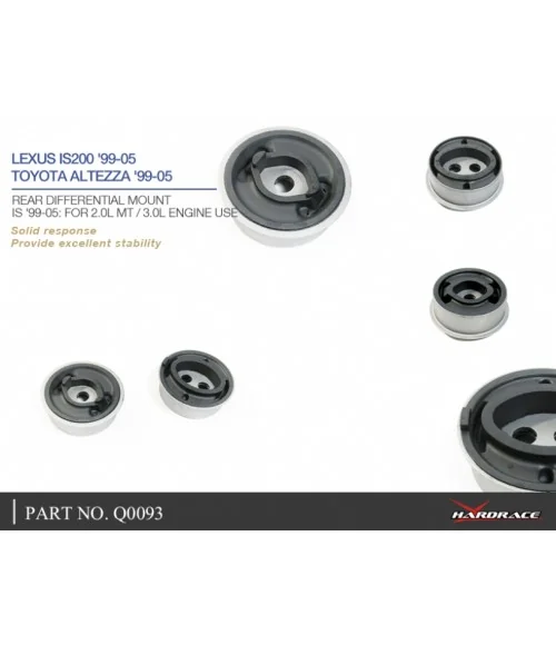Hardrace Q0093 Rear Differential Mount Lexus GS, IS, Toyota Altezza, Mark ii - 