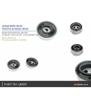 Hardrace Q0093 Rear Differential Mount Lexus GS, IS, Toyota Altezza, Mark ii - 
