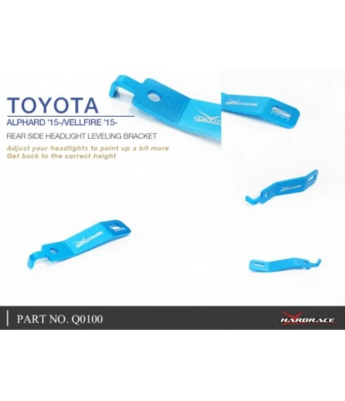 Hardrace Q0100 Rear Side Headlight Leveling Bracket Toyota Alphard - 