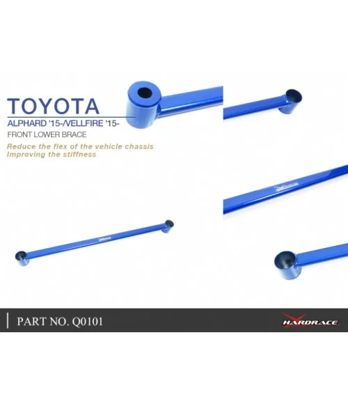 Hardrace Q0101 Front Lower Brace Toyota Alphard - 