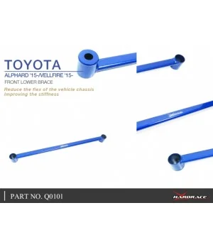 Hardrace Q0101 Front Lower Brace Toyota Alphard - 